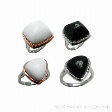 2014 Fashion Silver Stone Rings, OEM/ODM Orders Welcomed, Fine Personalized Jewelry for Women